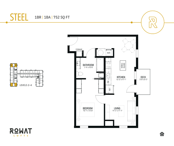 Steel floorplan