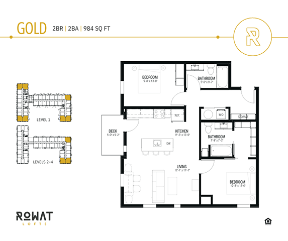 Gold floorplan