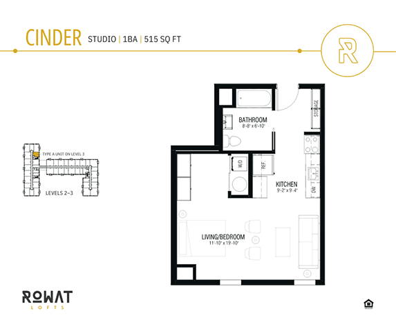 Cinder floorplan