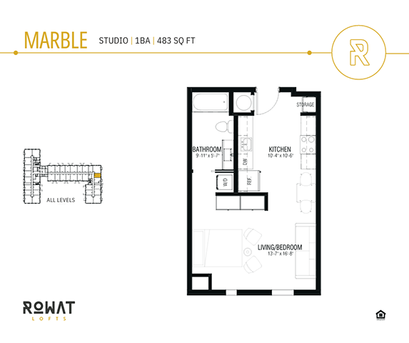 Marble floorplan